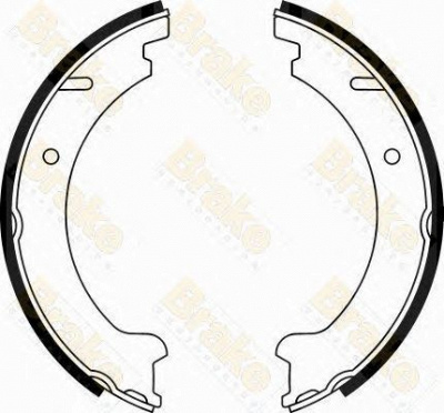 BRAKE ENGINEERING sh2477 -  Комплект тормозных колодок, стояночная тормозная система